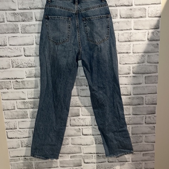 Pacsun High Rise Straight jeans with ripped knees​​​​​​​​ - Picture 7 of 8